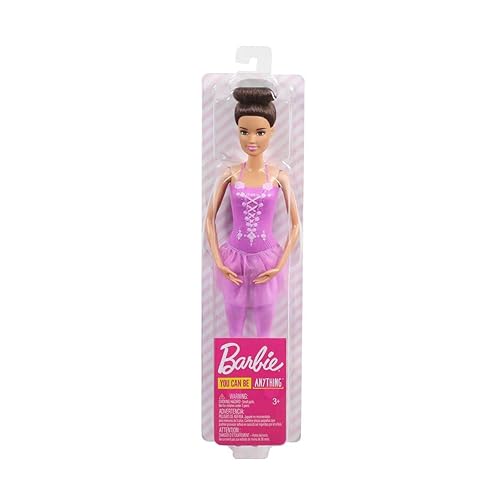 Barbie Ballerina Doll, Brunette, Purple Tutu