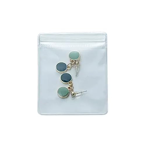 SEDLAV Self Seal Jewelry Bags Plastic Set(10Pcs) – Premium Quality PVC with Zipper Closure – Airtight Travel Jewelry Organizer for Earrings, Travel Jewelry Case, Small Bags