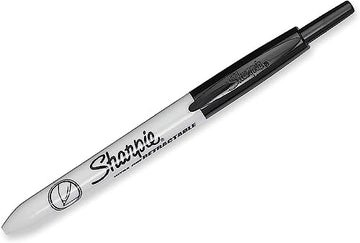 Sharpie 1735790 Retractable Permanent Markers, Ultra Fine Point, Black, 12 Count - 2 Pack