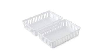 SEDLAV Set of 2 Drawer Storage Organizer Plastic Mini Bins, 10.3" x 6.5" x 2.4" (12)