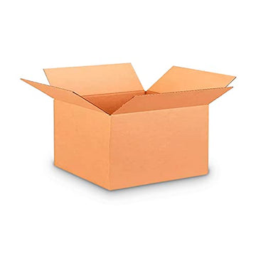 SEDLAV 100% Recycled Corrugated Cardboard Box, 12" Length x 9" Width x 6" Height, Kraft (15)