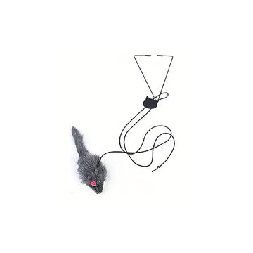 SEDLAV Extended Playtime and Fun - Immerse your cat in endless fun with the 2Pieces Hanging Door Cat Toy. Featuring 2 grey hanging mice and 2 individual replaceable mice, cat string toys enhance your pet's stimulation immensely