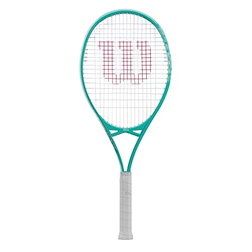 Wilson Essence 112 Adult Recreational Tennis Racket - Grip Size 2-4 1/4, Teal
