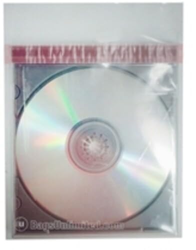SCD625R CD Jewel Case Resealable Sleeve-100 Count