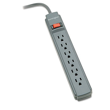 Kensington Guardian 6 Outlet, 15-Foot Cord, & 540 Joules Premium Surge Protector (K38215NA), Black