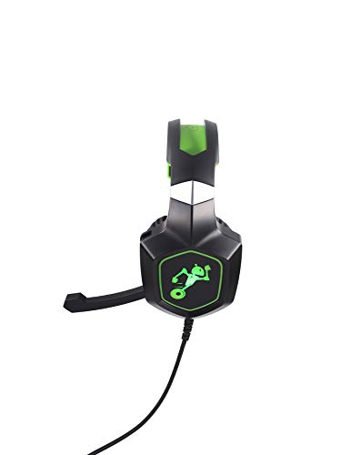 Connectivity Technology: Wired TekNmotion Yapster 3, Gaming Headset, 7.1 Surround Sound Noise Reduction for Xbox one, Green
