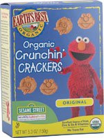 Earth's Best Sesame Street Organic Crunchin' Crackers Original -- 5.3 oz
