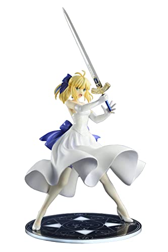 Belfine Fate/Stay Night Unlimited Blade Works Saber White Dress Renewal Ver. 1/8 Scale PVC Pre-Painted Complete Figure