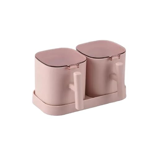 SEDLAV 2-Pc Kitchen Seasoning Box Set - Spice Jar Storage and Salt Shaker - Your Ultimate Spice Organizer and Seasoning Storage Solution