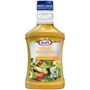 Kraft, Honey Mustard Dressing, 16oz Bottle (Pack of 3)