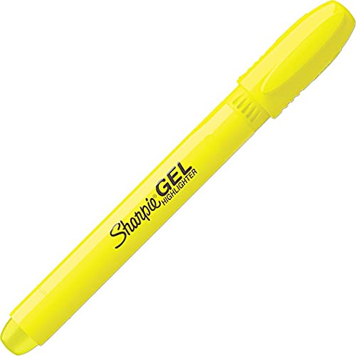 Sanford 1780473 Sharpie Gel Highlighter, Yellow Ink, 2 Each/Pack