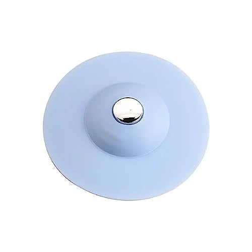 SEDLAV Shower Drain Silicone Sink Floor Drain Push Type - Sink Strainers for Kitchen Sink, Deodorization Kitchen Sink Stopper & Strainer with Kitchen Style