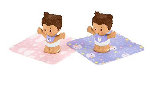 Fisher-Price Little People Snuggle Twins, Figure Set for Toddlers