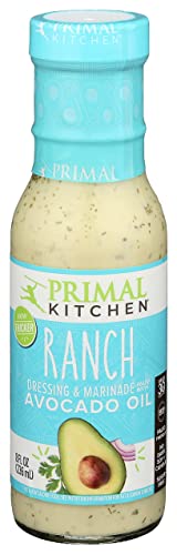 Primal Kitchen Ranch Salad Dressing & Marinade made with Avocado Oil, Whole30 Approved, Paleo Friendly, and Keto Certified, 8 Fluid Ounces