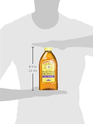 L.R. Rice 100% Pure Unfiltered Local Colorado Honey, 48 oz