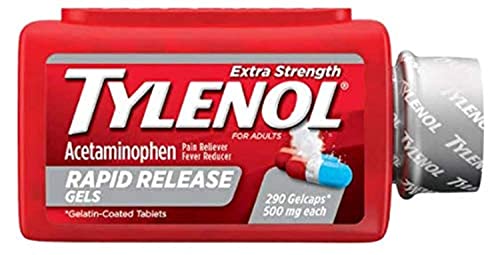 Tylenol Extra Strength Rapid Release Gels 500 mg (290 Count)