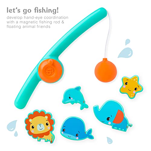 Smart Care Fisher-Price Fishing Pole Baby Bath Toys, Fishing Game with Water Toys, Magnetic Toys, Bath Toys for Toddlers, Toddler Boy Toys, Baby Toys 6-12 Months