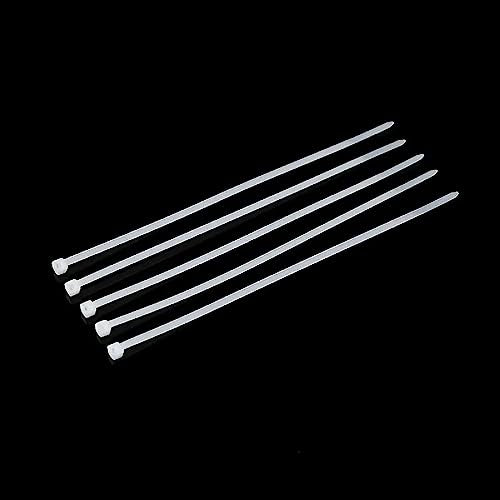 SEDLAV 100pcs Cable Zip Ties White Heavy Duty – Premium Plastic Wire Ties with High Tensile Strength, Durable Self-Locking Mechanism, Reusable Cable Ties, White Zip Ties