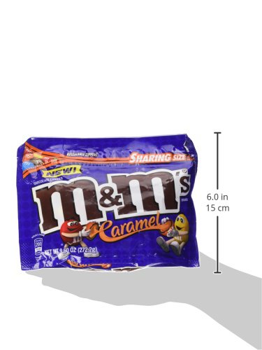 M&M'S Caramel Chocolate Candy Sharing Size 9.6-Ounce Bag
