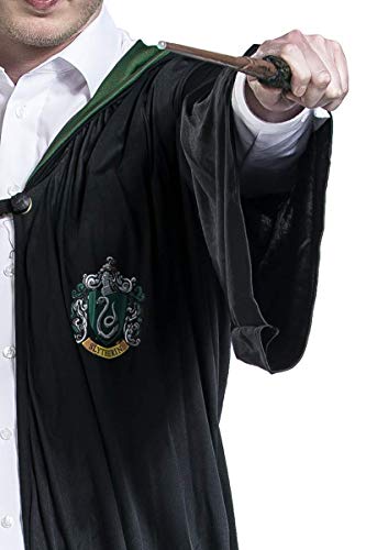 Harry Potter Adult Slytherin Robe, Black, Standard Costume