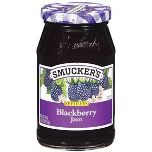 Smucker's Seedless Blackberry Jam 18 oz (Pack of 12)