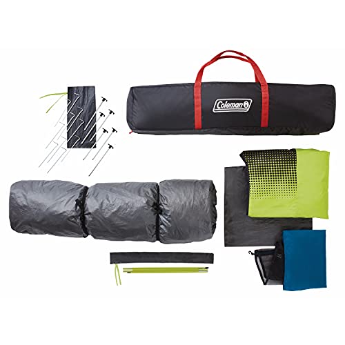 Coleman Camping Tent with Instant Setup, 4/6/8/10 Person Weatherproof Tent with Integrated Rainfly, Double-Thick Fabric, and Included Carry Bag, Sets Up in 60 Seconds