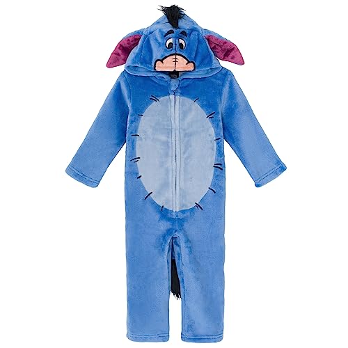 Disney Winnie the Pooh Eeyore Toddler Boys Zip Up Cosplay Coverall Tail 2T