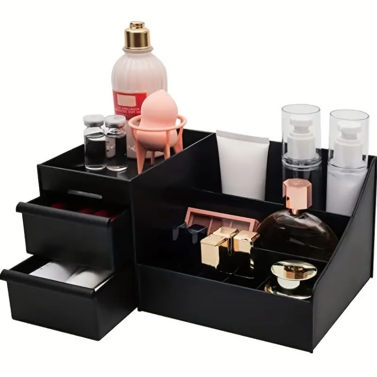 SEDLAV Makeup Organizer for Vanity - Cosmetic Storage with Drawers, Bathroom Countertop Organizer