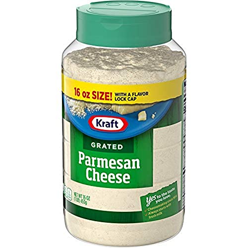 Kraft Grated Parmesan Cheese, 16 Ounce (Pack of 3)