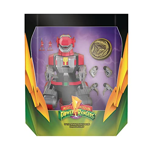 Super7 ULTIMATES! Mighty Morphin Power Rangers Tyrannosaurus Dinozord - 8