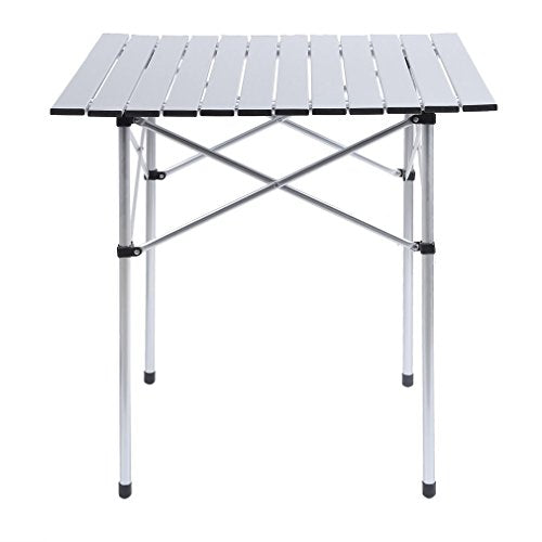Folding Table Portable Plastic Indoor Outdoor Picnic Party Dining Camp Tables ,Compact Folding Table for Beach, Backyards, BBQ , Party and Picnic