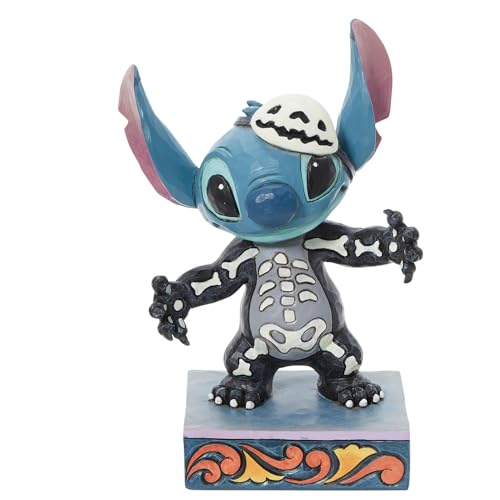 Enesco Jim Shore Disney Traditions Stitch Skeleton Figurine