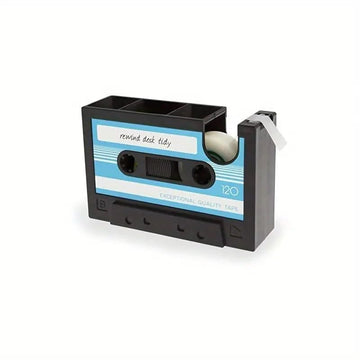 SEDLAV Creative Adhesive Tape Pen Holder and Cassette Tape Dispenser - Office Desk Decoration, Unique Stationery Storage, and Popular Office Supplies for Creative Desk Organization