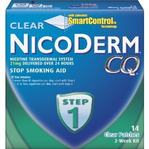 Nicoderm CQ Clear 14 mg Patch Step 2 21 ct