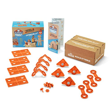 Elmer's Build It Tools Kids Crafts, Assorted 20 Count