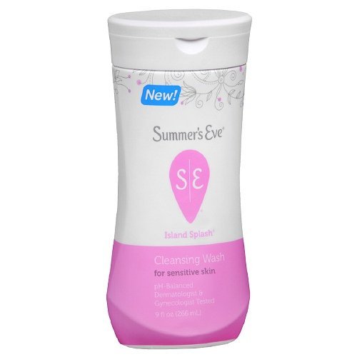 Summer's Eve Cleansing Wash for Sensitive Skin, Island Splash 9 fl oz (266 ml) Pack of 5