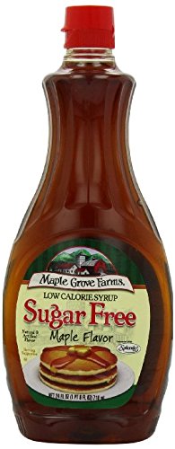 Maple Grove Farms Sugar Free Low-Calorie Syrup,24fl.oz. (Pack of 4)