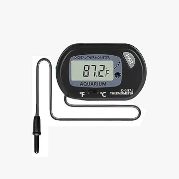SEDLAV Digital Aquarium Thermometer - Water-Resistant Sensor for Fresh and Saltwater Tanks, Reptile & Hamster Cages, Easy Installation, LCD Display - Betta Fish Tank Heater & Temperature Thermometer