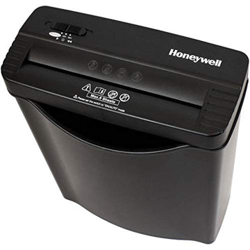 Honeywell Safes & Door Locks 9306 6 Sheet Strip-Cut Paper Shredder, Black