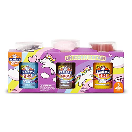 ELMER'S Unicorn Premade Slime 3/PKG 3 Count