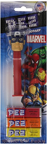 Pez Marvel Assortment, With Candy, Net Wt. .87 oz.. (Assortments May Vary) (Pack of 6)