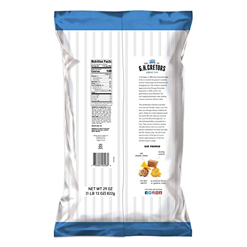 G H CRETORS CHDDR CHS BTTRY CRML RTE POPCORN BAG 29 OZ - 0732494002261