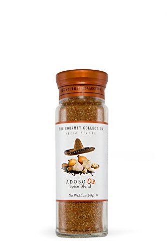 The Gourmet Collection Seasoning & Spice Blends Adobo Ole Spice Blend: Cooking Seasoning for Spanish, Mexican Tacos, Rice, Pork, Chicken. 156 Servings