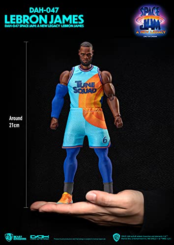 Beast Kingdom Space Jam: A New Legacy: Lebron James DAH-047 Dynamic 8ction Heroes Action Figure,Multicolor