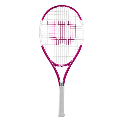 Wilson WR083510U2 Tennis Racquet, Pre-Strung, Intrigue Grip Size 2, Pink/White