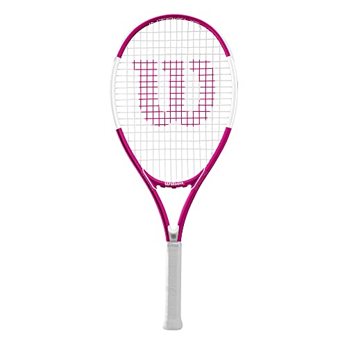 Wilson WR083510U2 Tennis Racquet, Pre-Strung, Intrigue Grip Size 2, Pink/White