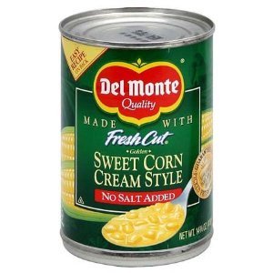 Del Monte Cream Corn, 8.5 oz, 12 pk