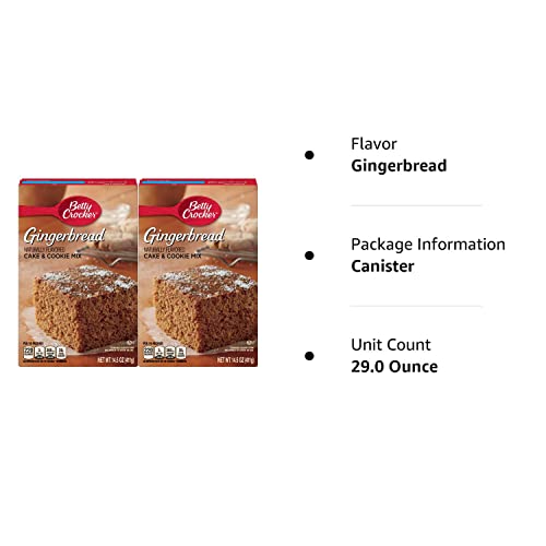 Betty Crocker Gingerbread Cake & Cookie Mix - 14.5 oz - 2 pk