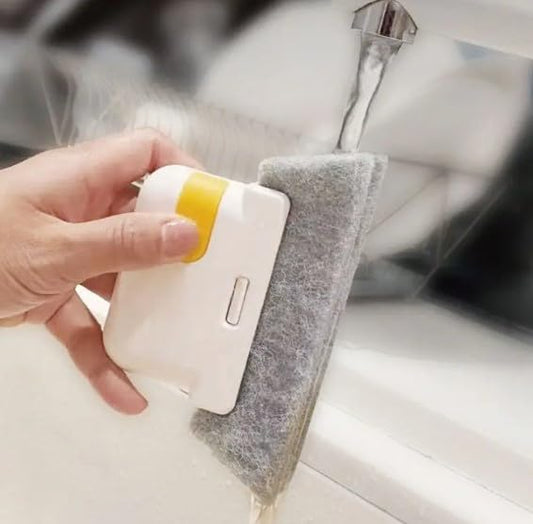 SEDLAV Window Door Groove Cleaning Gap Brush – Baseboard Cleaner Tool with Handle, Shower Cleaning Tools, Window Cleaner Tool, Cleaning Brushes for Household Use – Detachable, Washable, Effortless