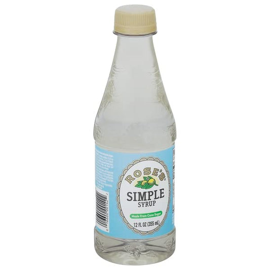 Rose's Simple Syrup Made from Cane Sugar
